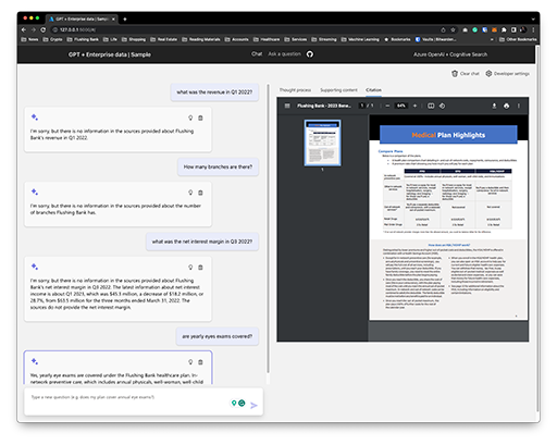 Use Your Business Data with OpenAI GPT via Azure and Cognitive Search