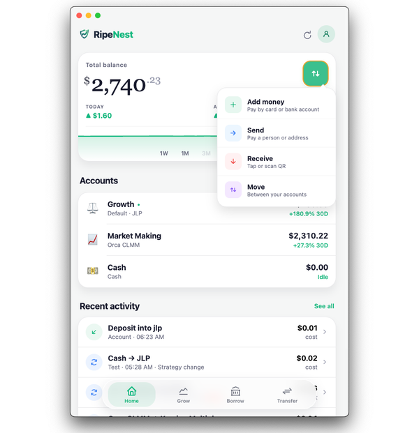 I Built a Stablecoin Wallet that Earns 20% Yield